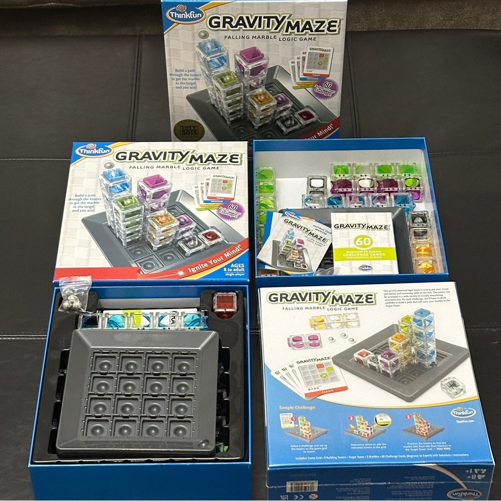 Gravity Maze Falling Marble Logic Game  x3